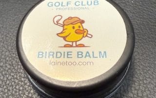 a custom lip balm jar from country club events